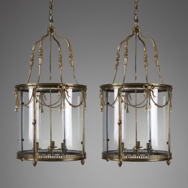 Pair of antique lanterns