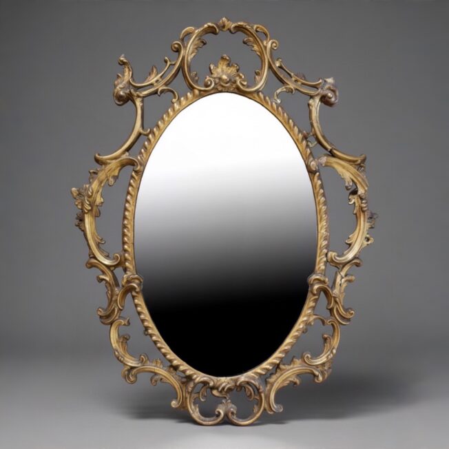 Early George III Gilded Carton Pierre Mirror