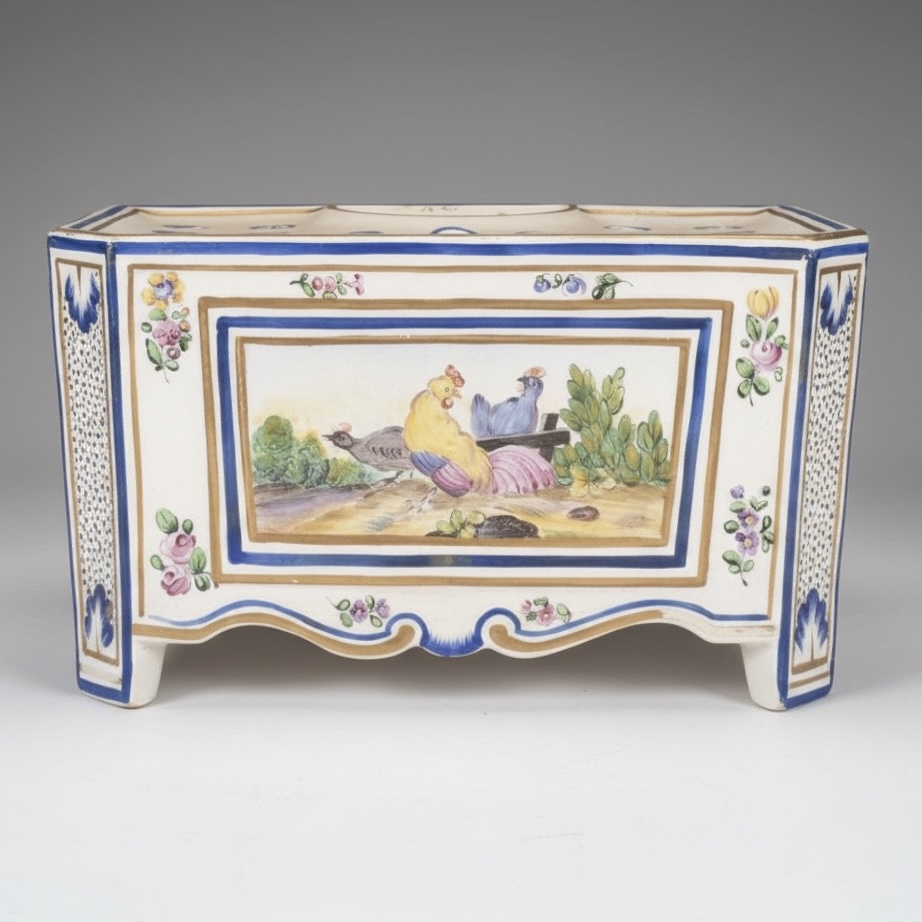 Louis XVI Sceaux Faience Jardinière Louis XVI Sceaux Faience Jardinière