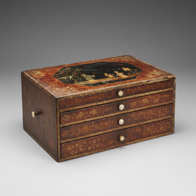 Regency Penwork Chest