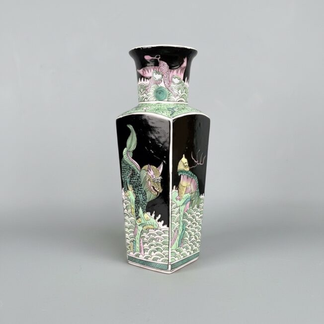 Famille Noire Porcelain Vase