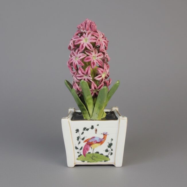 Antique Porcelain Potted Hyacinth
