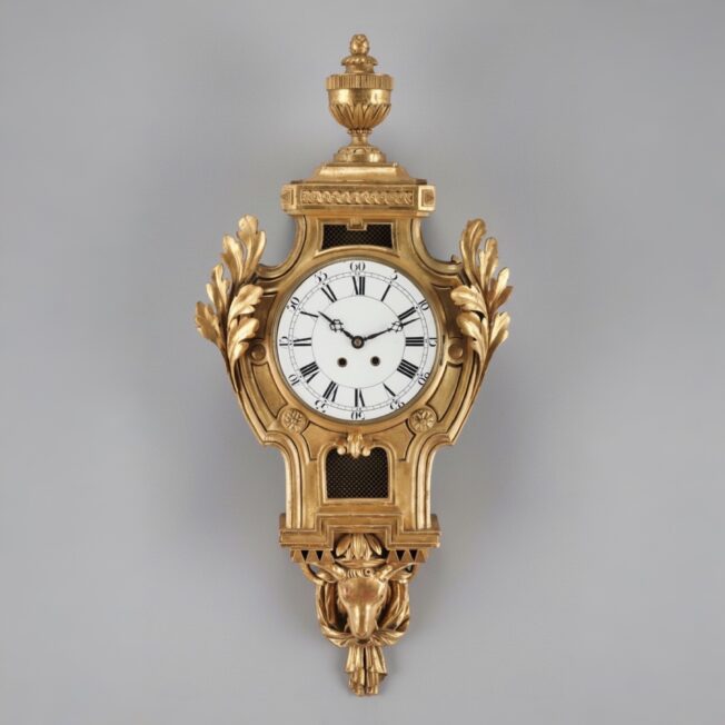 Giltwood Cartel Clock Louis XVI