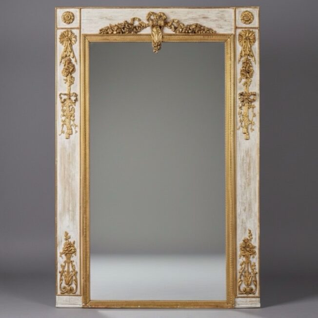 Very large antique mirror