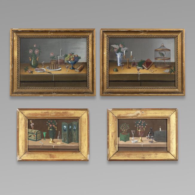 Still Life Watercolours After Johann Rudolf Feyerabend known as 'Lelong'