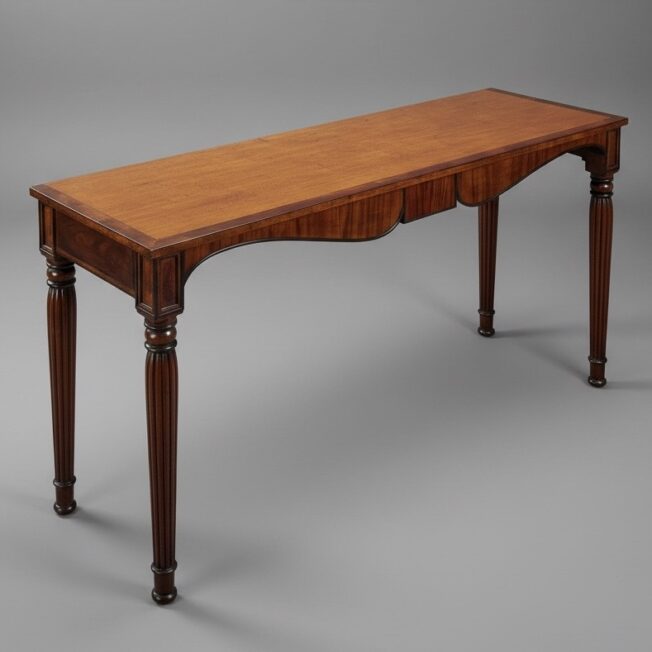 Fine Regency Mahogany Side or Serving Table